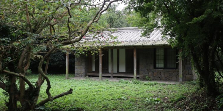 a small house in the woods